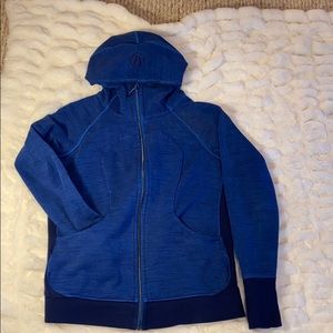 Scuba hoodie stretchy side panels